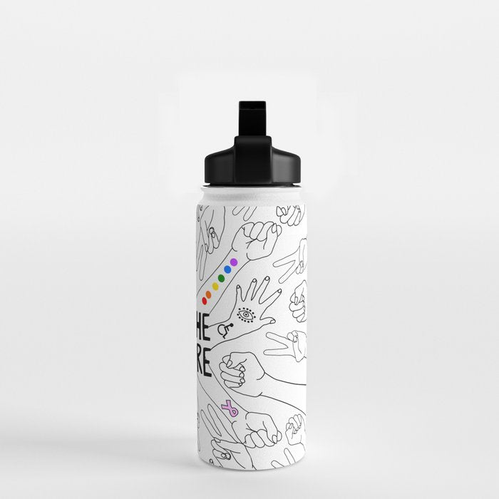 We Are The Future Tattoos Part 1 Water Bottle Gallery Image 2