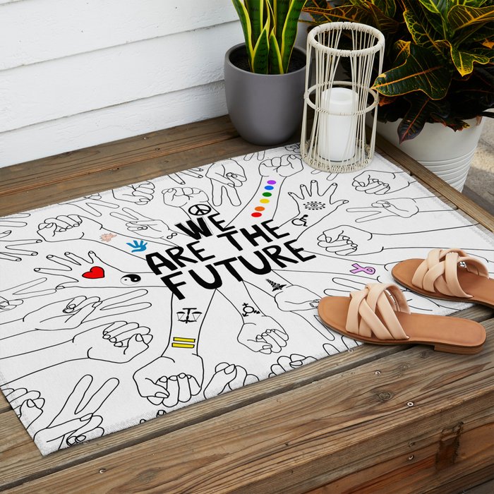 We Are The Future Tattoos Part 1 Outdoor Rug Gallery Image 2
