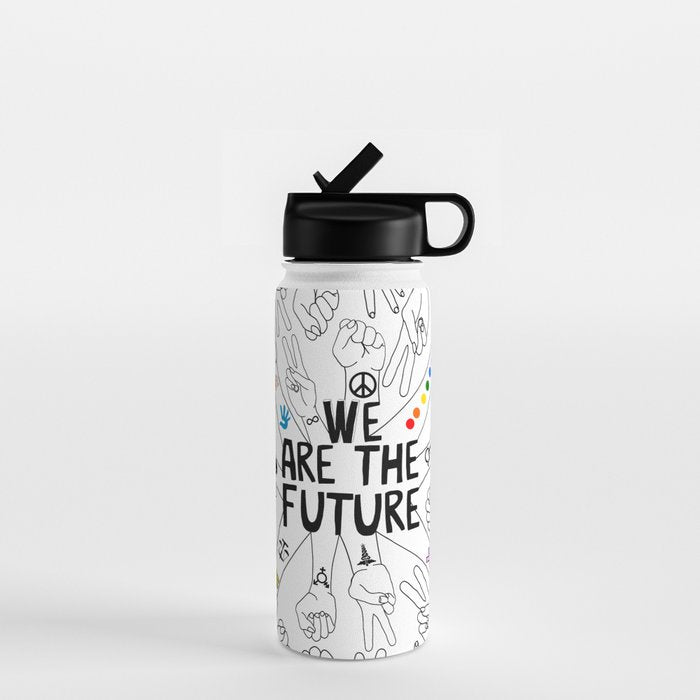 We Are The Future Tattoos Part 1 Water Bottle Gallery Image 1