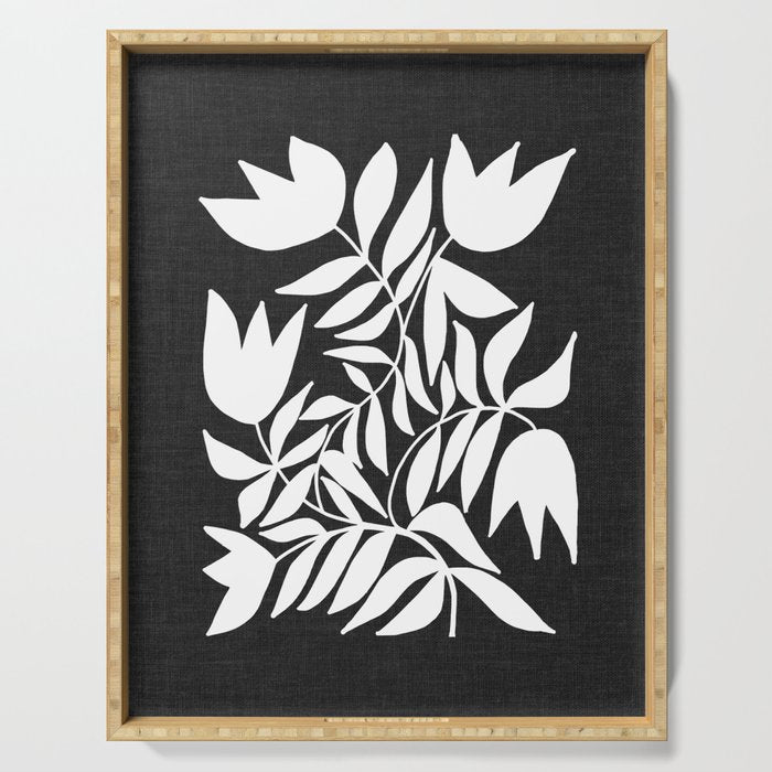 Triple Lip Vining Tulip ii Serving Tray Gallery Image 1