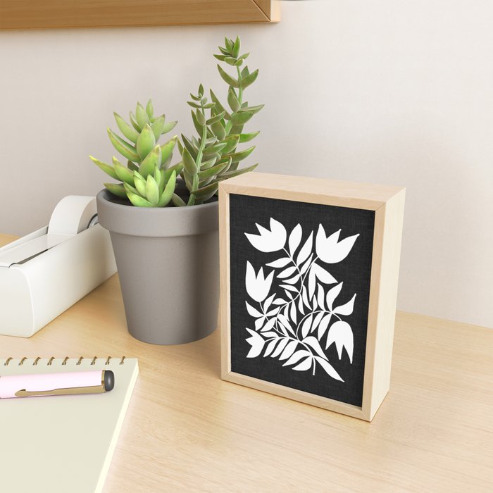 Triple Lip Vining Tulip ii Mini Art Print Gallery Image 2
