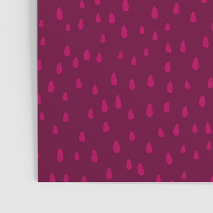 Raspberry Paint Drops Poster Gallery Image 3