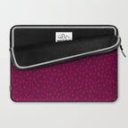 Raspberry Paint Drops Laptop Sleeve Gallery Image 2