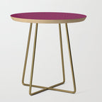 Raspberry Paint Drops Side Table Gallery Image 1