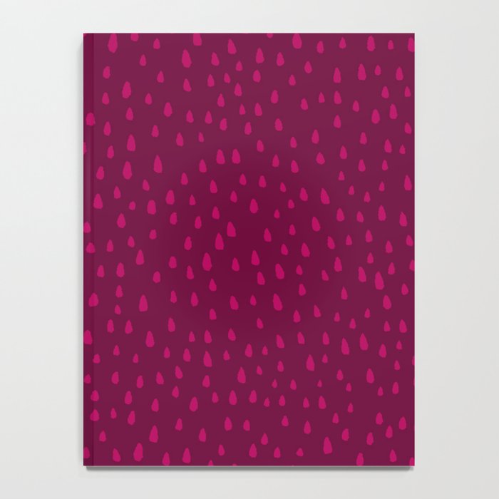 Raspberry Paint Drops Notebook Gallery Image 4