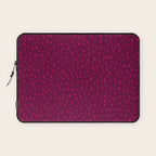 Raspberry Paint Drops Laptop Sleeve Gallery Image 1