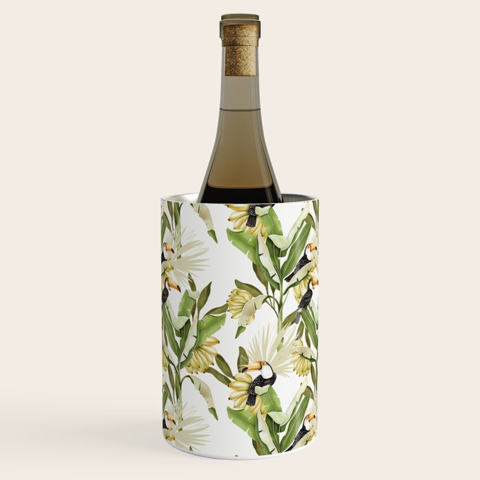 Toucans in Banana Plantation N Wine Chiller Gallery Image 2