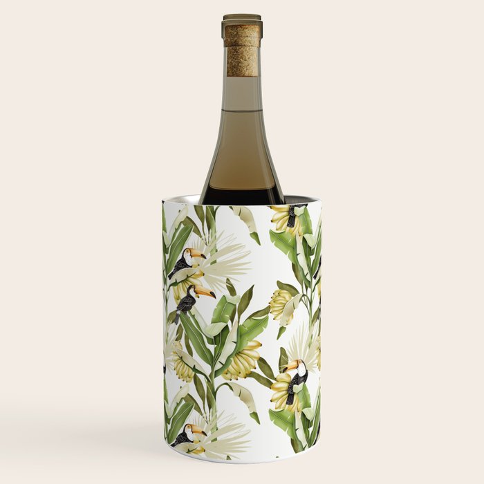 Toucans in Banana Plantation N Wine Chiller Gallery Image 1