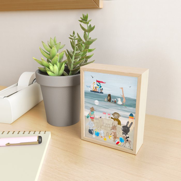 little beach days Mini Art Print Gallery Image 2