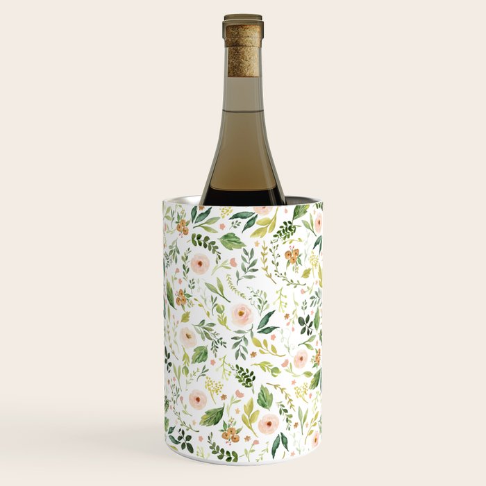 Botanical Spring Flowers Wine Chiller Gallery Image 1