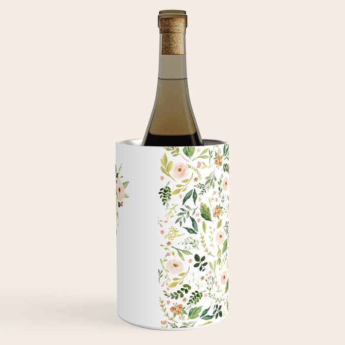 Botanical Spring Flowers Wine Chiller Gallery Image 2