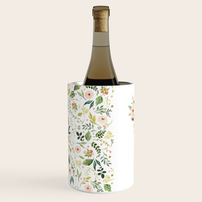 Botanical Spring Flowers Wine Chiller Gallery Image 3