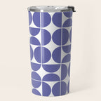 Mid Century Modern Geometric 04 Very Peri Travel Mug Gallery Image 2
