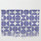 Mid Century Modern Geometric 04 Very Peri Wall Hanging Gallery Image 1
