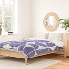 Mid Century Modern Geometric 04 Very Peri Duvet Cover Gallery Image 2