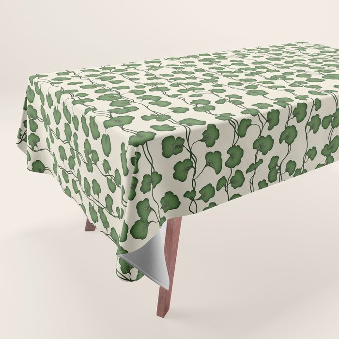 Trailing Vines Botanical Pattern Tablecloth Gallery Image 1