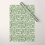 Trailing Vines Botanical Pattern Wrapping Paper Gallery Image 1
