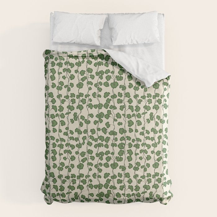 Trailing Vines Botanical Pattern Duvet Cover Gallery Image 6