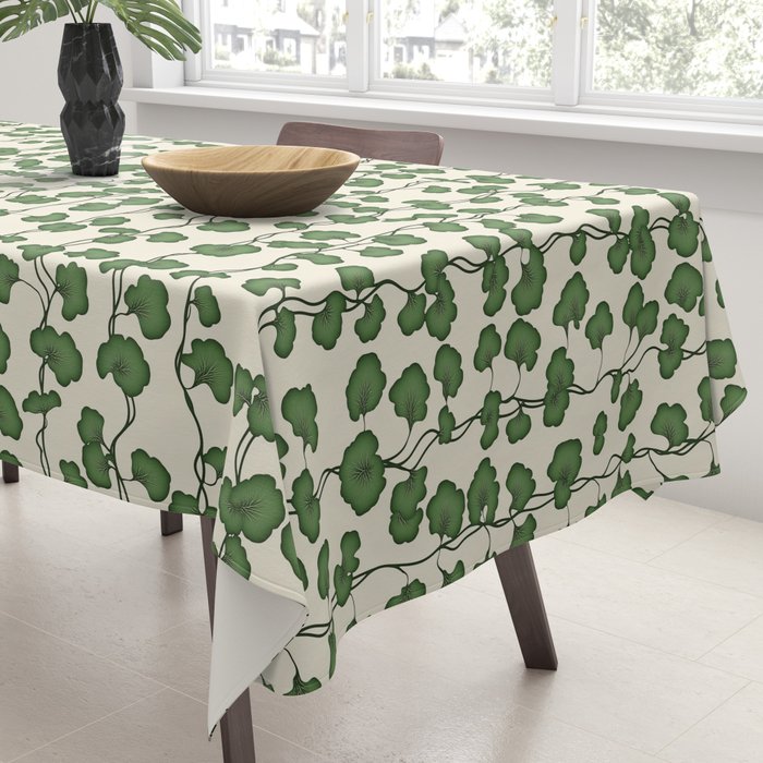 Trailing Vines Botanical Pattern Tablecloth Gallery Image 3