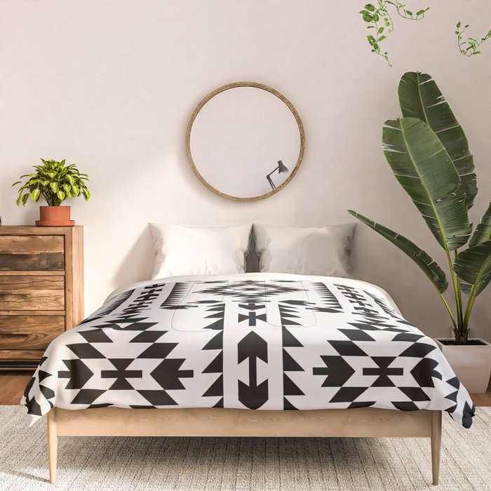 GEO PANEL WHITE Comforter Gallery Image 3