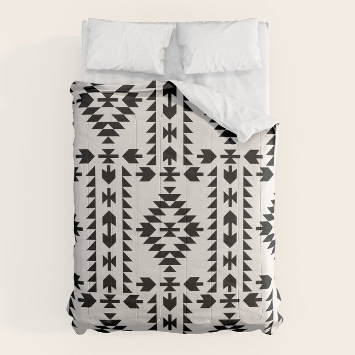 GEO PANEL WHITE Comforter Gallery Image 1
