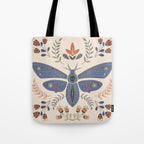 Magical Death Head Moth Tote Bag Gallery Image 1