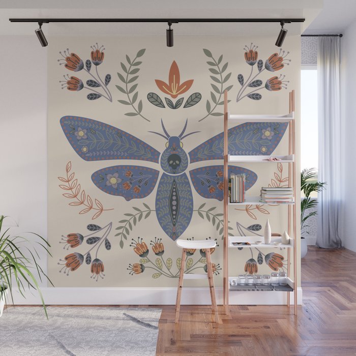 Magical Death Head Moth Wall Mural Gallery Image 1