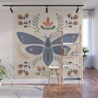 Magical Death Head Moth Wall Mural Gallery Image 1