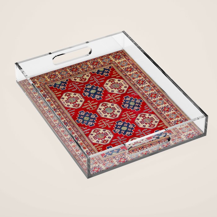 Red Forest Path Acrylic Tray Gallery Image 1