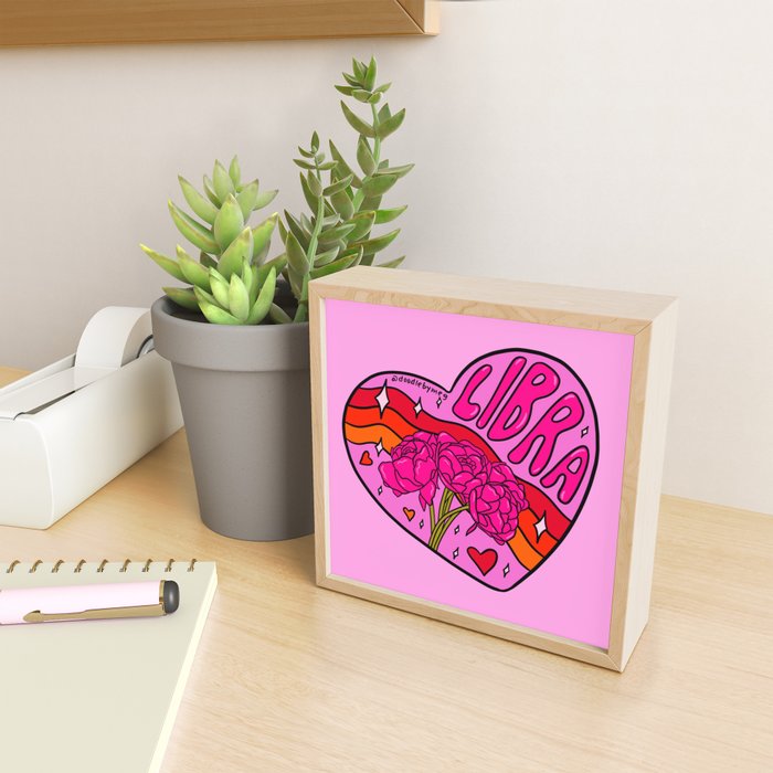 Libra Valentine Mini Art Print Gallery Image 2