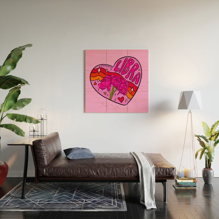 Libra Valentine Wood Wall Art Gallery Image 2