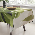Abstract Art Tropical Leaves 69 Tablecloth Gallery Image 3