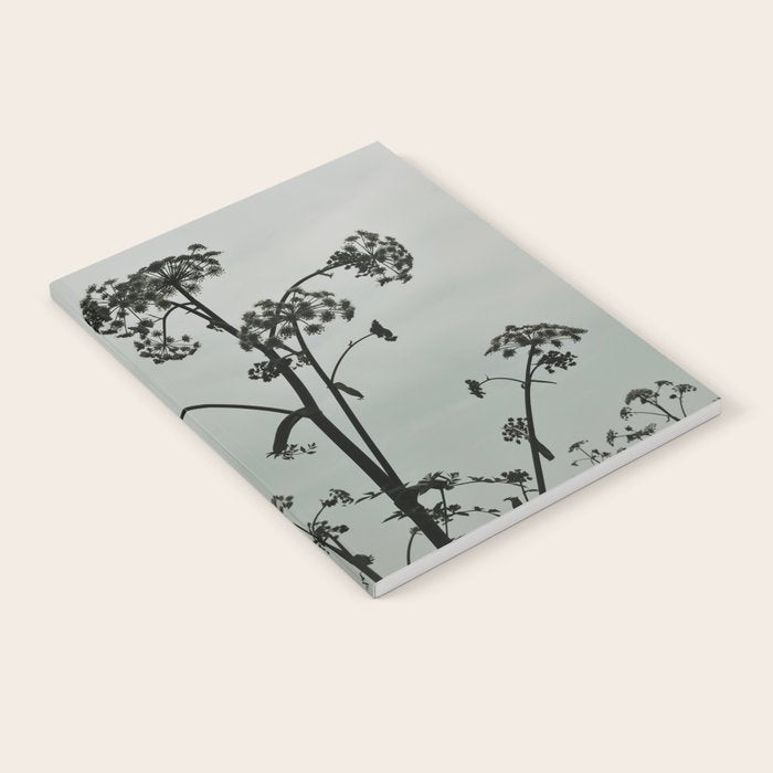 Presence x wildflower moody botanical photograph Notebook Gallery Image 2