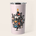 Retro Christmas tree no3 Travel Mug Gallery Image 1