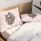 Retro Christmas tree no3 Pillow Sham Gallery Image 2