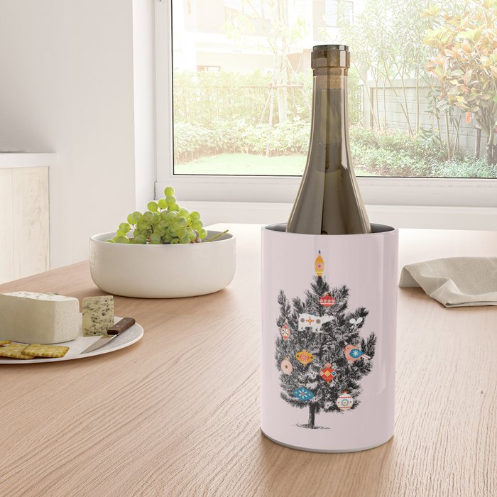 Retro Christmas tree no3 Wine Chiller Gallery Image 4