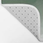 Forest Green Watercolor Ombre (green/white) Bath Mat Gallery Image 2