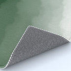 Forest Green Watercolor Ombre (green/white) Rug Gallery Image 4