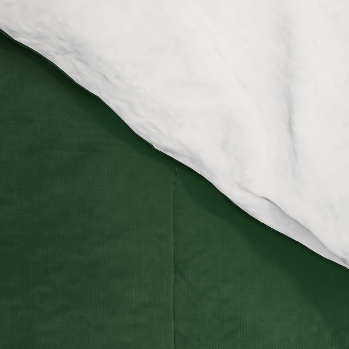 Forest Green Watercolor Ombre (green/white) Comforter Gallery Image 4