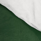 Forest Green Watercolor Ombre (green/white) Comforter Gallery Image 4
