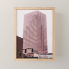 Big Pink Portland Mini Art Print Gallery Image 1