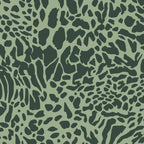 Leopard Print Pattern in Dark and Sage Green Coffee Mug Gallery Image 2