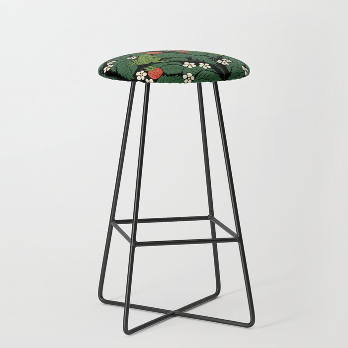 Bullfrogs And Wild Strawberries On Black Stool Gallery Image 1