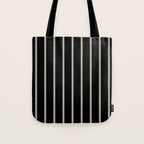 Minimal Triangles - Black & White II Tote Bag Gallery Image 1