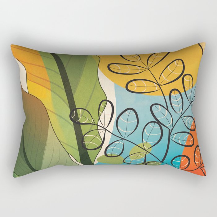 Peaceful Garden Feelings 05 Rectangular Pillow Gallery Image 2