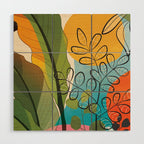 Peaceful Garden Feelings 05 Wood Wall Art Gallery Image 1