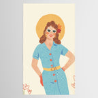 Pinup girl Tablecloth Gallery Image 2