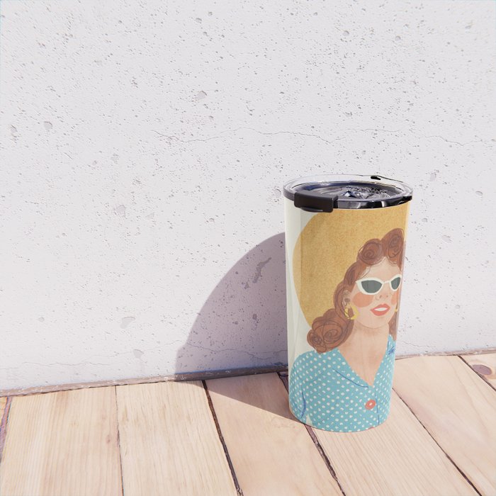 Pinup girl Travel Mug Gallery Image 4