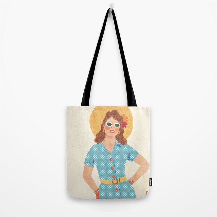 Pinup girl Tote Bag Gallery Image 2