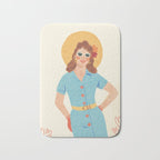 Pinup girl Bath Mat Gallery Image 1